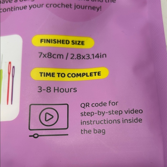 The Loop Brigade Crochet Kit for Beginners Lily the Axolotl - Picture 5 of 5